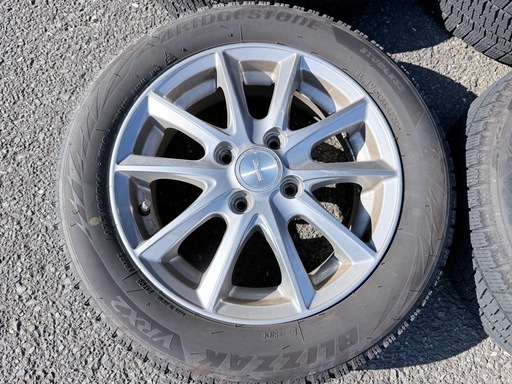 タント・タントカスタム外し・BLIZZAK VRX2 155/65R14 スタッドレス