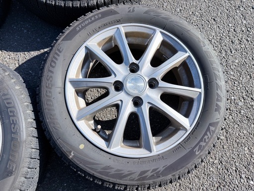タント・タントカスタム外し・BLIZZAK VRX2 155/65R14 スタッドレス