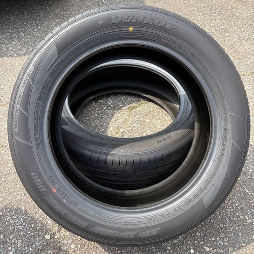 DUNLOP SP SPORTS MAXX 050 235/55R19 101V 2024年 2本セット 薄イボ残り
