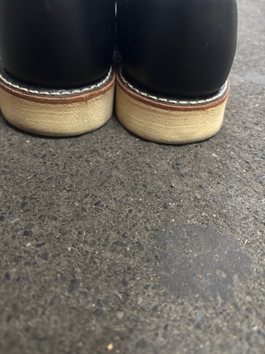 超美品 REDWING 9870犬タグ8165復刻 6インチプレーントゥブラック