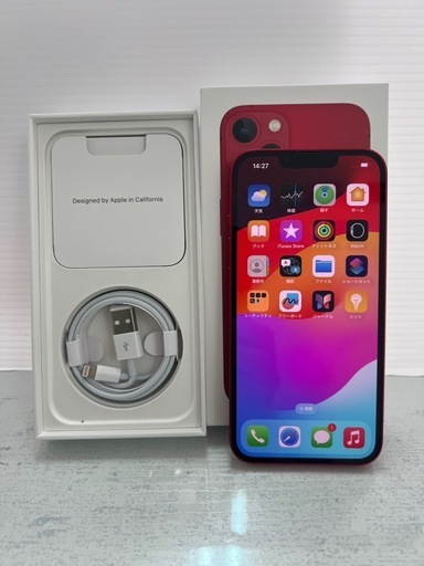 美品　iPhone 13 128GB RED SIMフリー