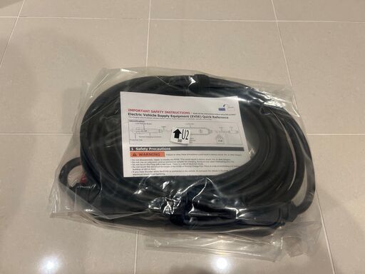 【新品未開封 定価の20%OFF】EV充電ケーブル 200V 7.5m 日産 メーカー純正品 29690 7TC0C