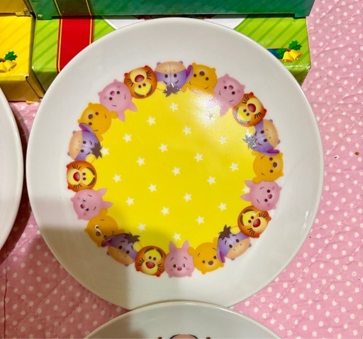 ディズニー　ツムツムデザインプレート　6枚
