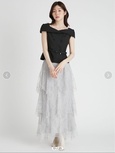 CELFORD 【HANAE MORI×CELFORDコラボ】パールスカート