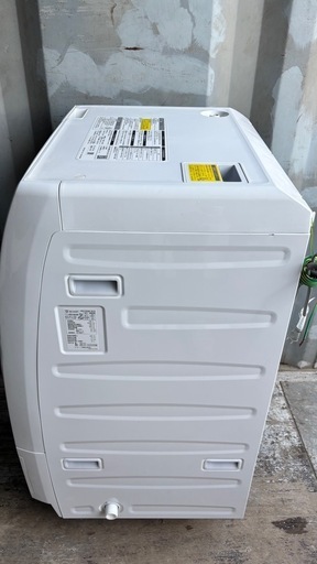 ??美品2024年SHARP　シャープ　ES-S7J-WL?? ドラム式洗濯機乾燥　コンパクト　マンション　サイズ　洗濯7kg乾燥3k