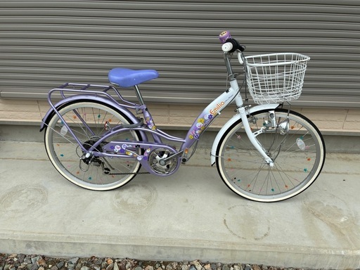 女の子用 22インチ シマノ製6段変速　自転車