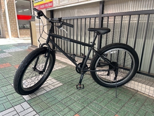 ?マウンテンバイク Bambari 極太タイヤ❗️プレミアム商品券で2,500円引き❗️