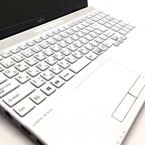 【第8世代Core i7★新品爆速PCIe SSD 256G】狭額縁15.6型 富士通 AH50/D3【Windows11(25H2)