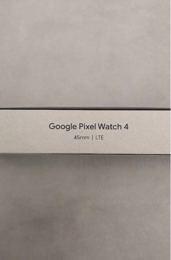 【新品未使用】Google Pixel Watch 4 45mm LTE 本体