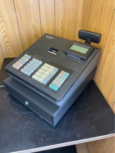 SHARPシャープXE-A207B  信頼性の高いレジスター。商業施設や店舗での使用に最適。鍵なし。