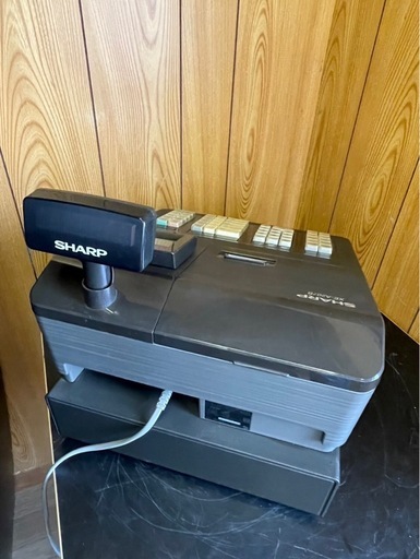 SHARPシャープXE-A207B  信頼性の高いレジスター。商業施設や店舗での使用に最適。鍵なし。