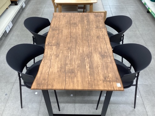 【トレファクピエリ守山店】【取りに来られる方限定】　ダイニング5点セット　アウトレット品　未使用品