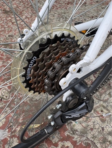 ①【厚木・手渡し】21Technology ロードバイク 700C 21段変速 白 ②ロードバイク 700C ドロップハンドル シマノ