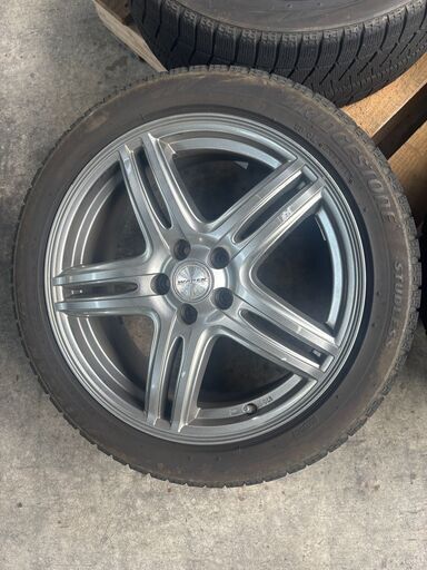 スタッドレスタイヤ＆アルミホイール　4本セット　215/45R17