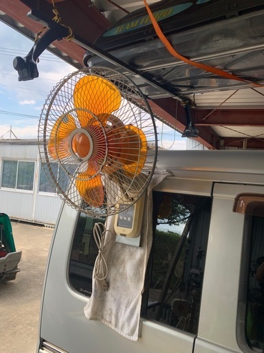 工場用扇風機高所取付用