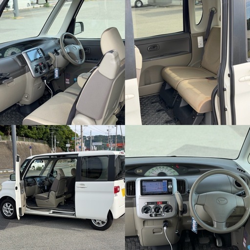 【すぐ乗れます】ダイハツ　タント　車検付き　 🌟ダイハツタント🌟車検あり🌟外装綺麗🌟ETC🌟ナビあり🌟 (くるまや