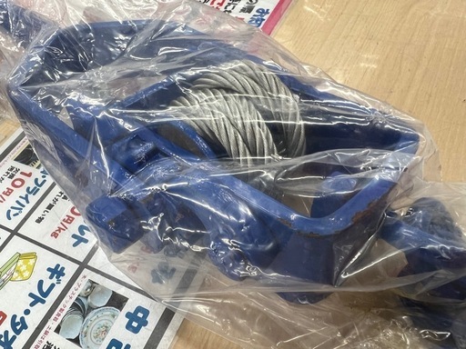 未使用！サビ・ハガレ有 スター印 ワイヤー荷締機（大型） 1.0 tf（1,000 kg）　ワイヤー径: 8 mm　ワイヤー全長: 1