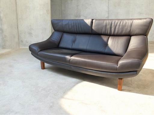 福岡市北九州市周辺限定★カリモク ZU4672R353 本革ソファ 2人掛け　美品　38万円で購入