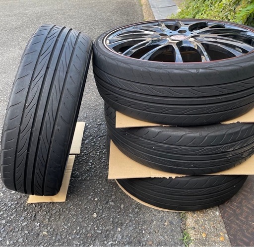 ☆2015年製 39週☆165/40R17 横浜ゴム DNA S.drive アルミホイール17インチ5.5J 4穴