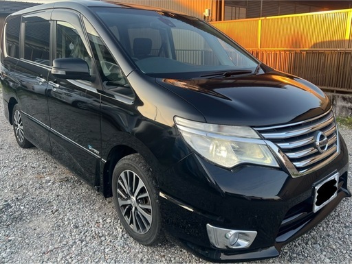 セレナハイブリッドHiweyS H25 車検8年9月13万km セレナハイウェイスターSハイブリッド平成26年車検令和9年3月まで