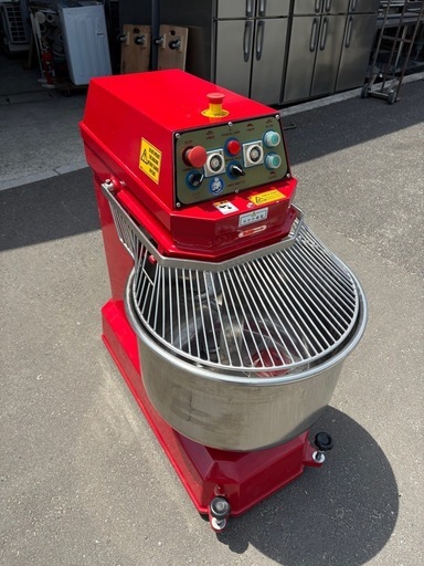 中古｜ミキサー S-80N 北沢産業 2023年 パン生地 製菓 製パン キタザワ ☆中古品 北沢産業 ミキサー S-80N 2023年 3相200V 50Hz専用 業務用ミキサー スパイラルミキサー パン ケーキ 動