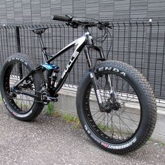 軽量】ファットバイク フルサス 「ブルズ モンスター FS」MTB 