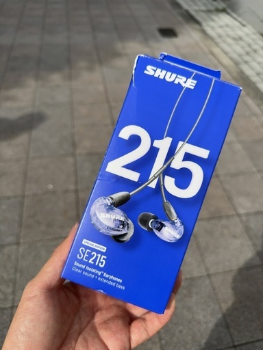 6/18 12時に新宿駅で　美品　SHURE SE215 Special Edition パープル