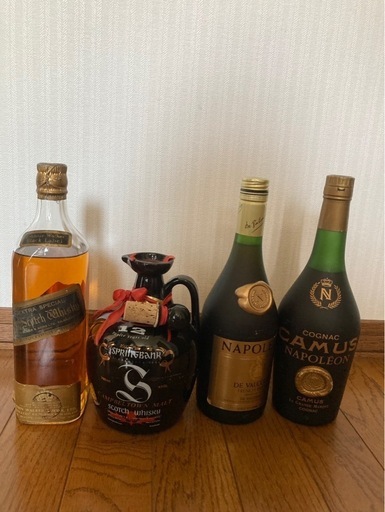 【お取引中】
古酒、洋酒４本セット未開封