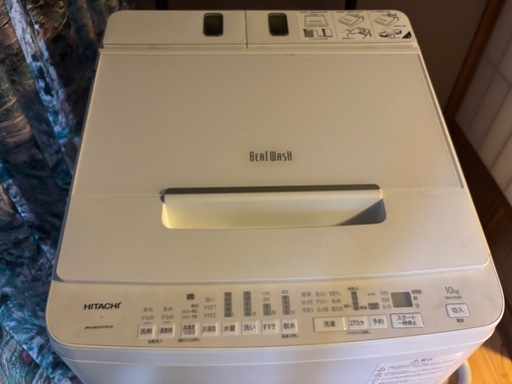 日立　全自動洗濯機　10kg ＢＷ－Ｘ１００Ｆ　2020年製　ビートウォッシュ　 HITACHI