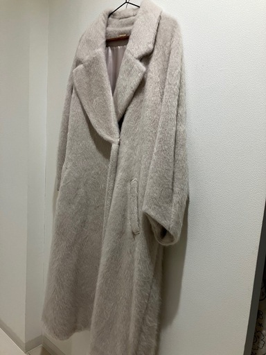 スナイデルsnidelシャギーコクーンコート🤍ベージュ (みのり) 札幌の