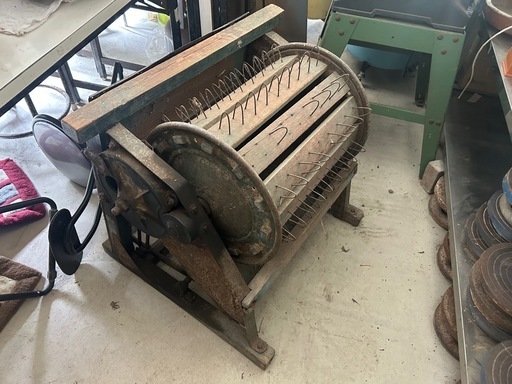 脱穀機、唐箕3点セット  古董品 