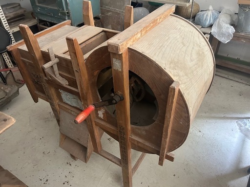 脱穀機、唐箕3点セット  古董品 