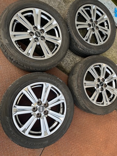 RAYS 18インチ 夏タイヤ付き 4本セット 225/55R18 2023年製 溝あり 1本キズあり