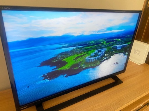 TOSHIBA REGZA テレビ リモコン付き