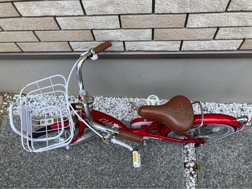 CLAIREコストコ自転車子供用赤色16インチ (mimimi) 学園都市のクロス 