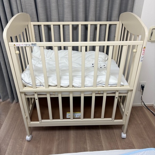 KATOJI ベビーベッドミニ＆西川 布団 (syk1108) 江東のベビー用品
