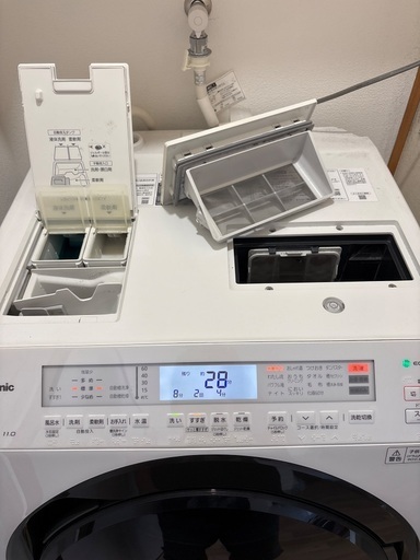 【引取先決定】パナソニックドラム式洗濯機【NA-VX800BR】