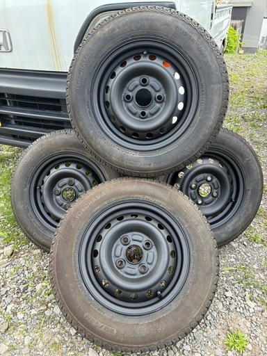 2022年製145/80R12ヨコハマスーパーバン356+ダイハツ純正ホイルセット　