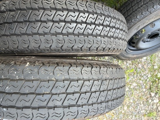 2022年製145/80R12ヨコハマスーパーバン356+ダイハツ純正ホイルセット　