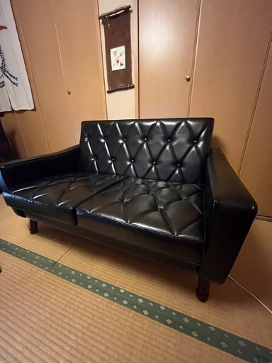 カリモク60　ロビーチェア2シーター スタンダードブラック カリモク60 ロビーチェア 2シーター スタンダードブラック シート