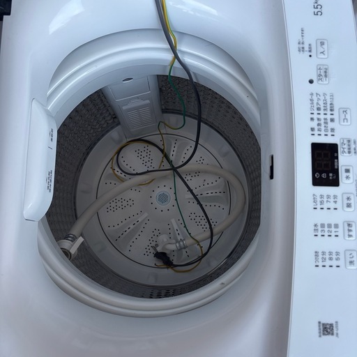 Haier（ハイアール） 洗濯機 5.5kg 一人暮らし 縦型洗濯機 全自動洗濯 ５ｋｇ洗濯機2028年製　ハイアール