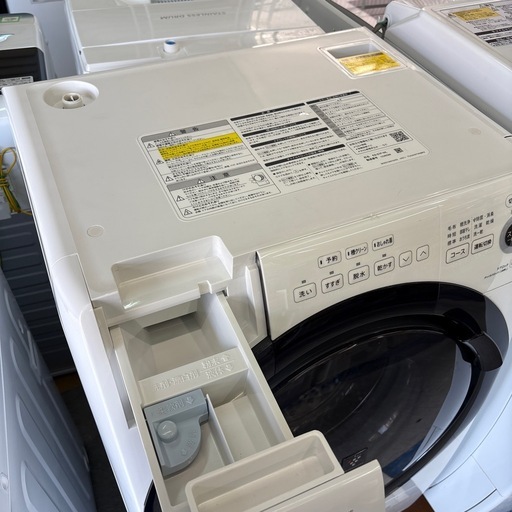 【ジャングル深井店】ドラム洗濯機 シャープ ES-S7F-WL 2021 生活家電 堺市 深井【FU1214】