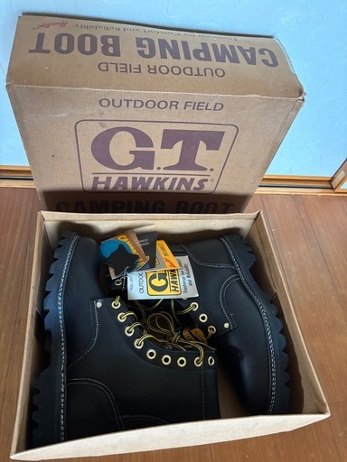 ビンテージ G.T. HAWKINS GT4372 革ブーツ 25.0