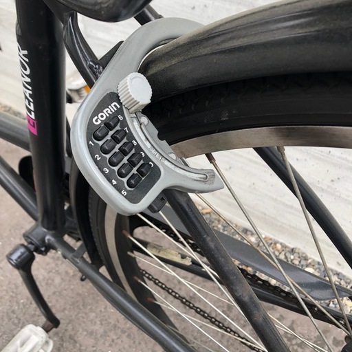 取引終了【整備済み・中古】自転車 SHIMANO　6段変速チェンジ  （鍵付き）