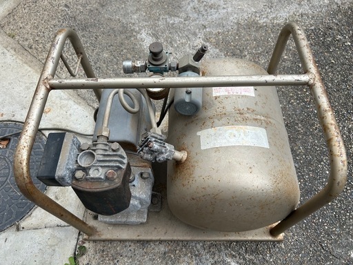 RYOBI/リョービ 1馬力 エアコンプレッサー 単相100V ACP-50－中古 100V コンプレッサー　RYOBI？