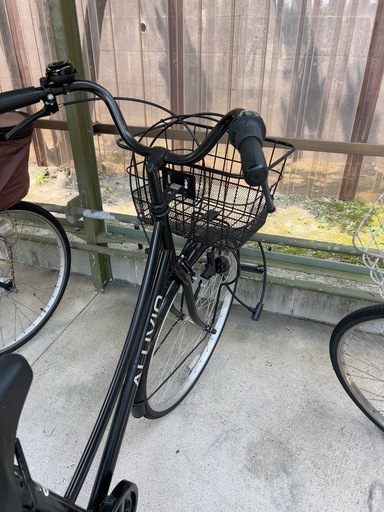 自転車　黒26インチ　【ほぼ未使用】
