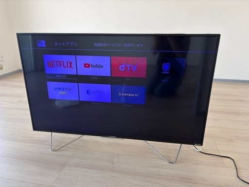 FUNAI 49V型 4K 液晶テレビ FL-49UA6000 (あ) 観音寺のテレビ《液晶