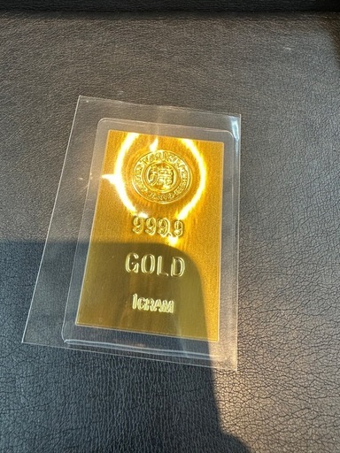 TOKURIKI 純金 インゴット 1g 
