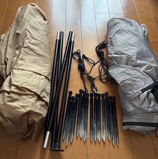 DOD / ライダーズワンポールテント / T1-442-TN（タン）/ 2ルーム構造 / 1人用 / ソロキャンプ / ツーリング/
