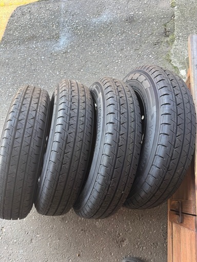 N-VAN 新車外し普通タイヤ4本